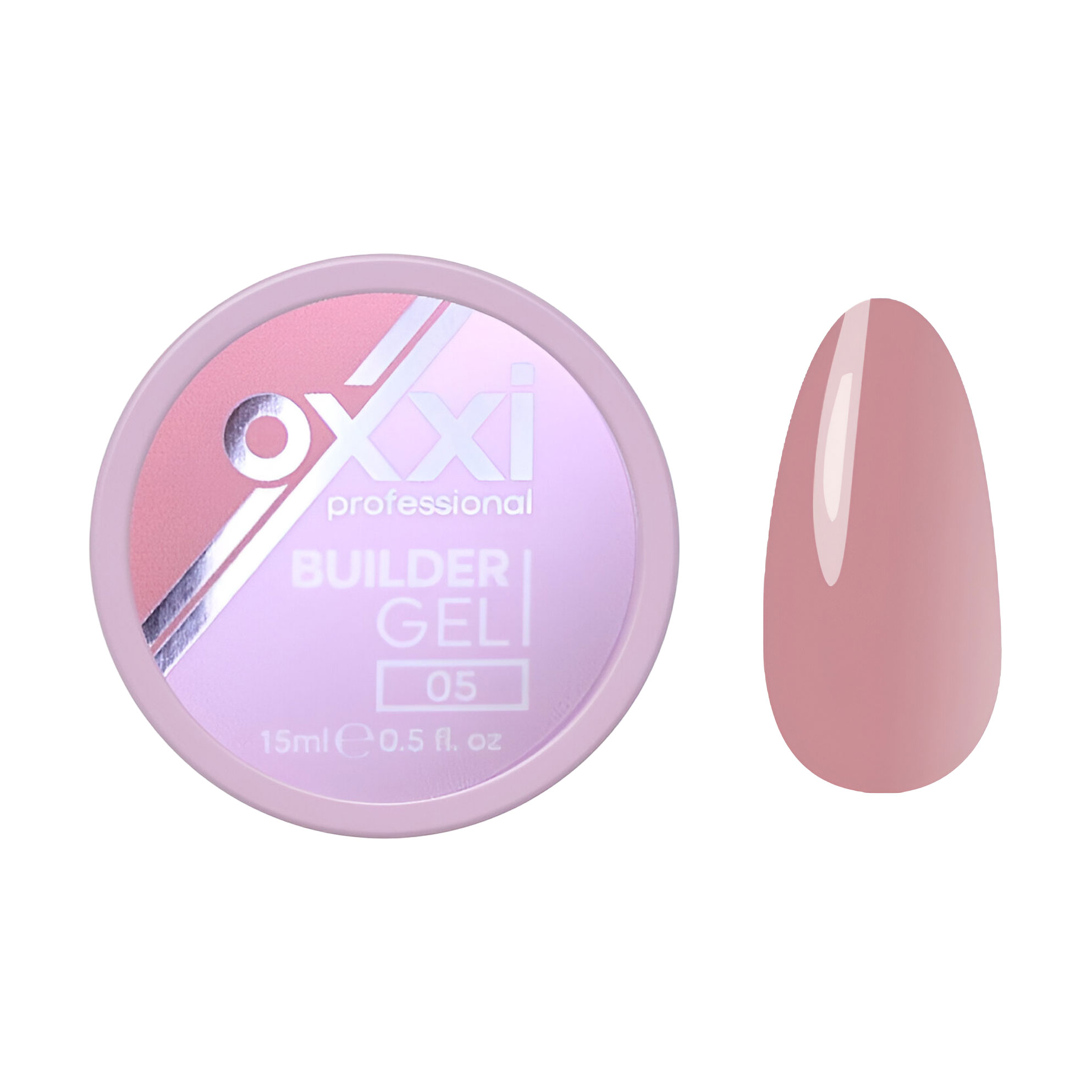 Моделювальний гель для нігтів Oxxi Professional Builder Gel 05, 15 мл